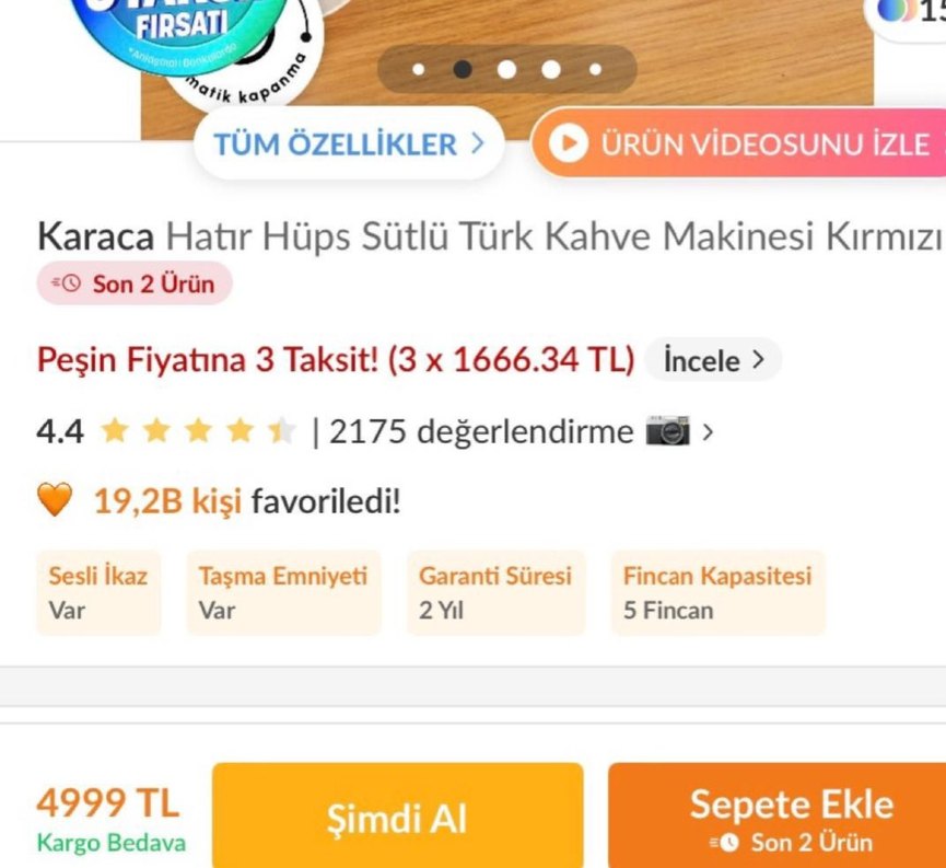 hatır hüps sütlü türk kahvesi makinesi - Görsel 3
