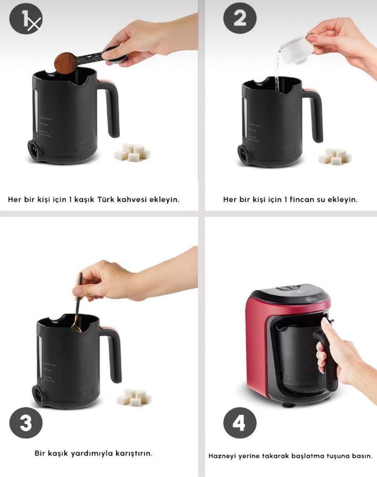 hatır hüps sütlü türk kahvesi makinesi - Görsel 4