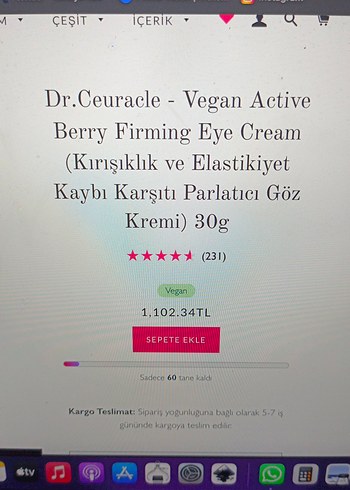 Dr.Ceuracle Vegan Active Berry Göz Kremi 32g - Görsel 7