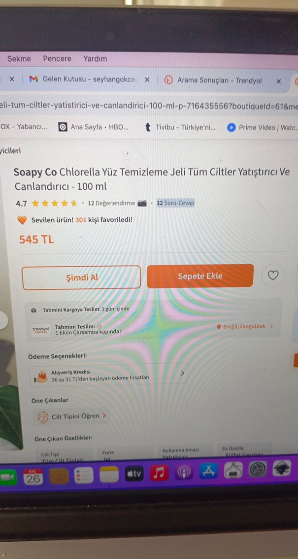 Soapy Chlorella Jel Yüz Temizleyici 100 ml - Görsel 4