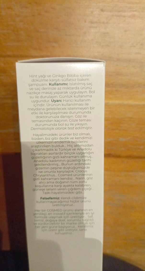 Cosmed Saç Dökülmesine Karşı Şampuan 200 ml - Görsel 4