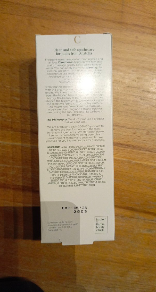 Cosmed Saç Dökülmesine Karşı Şampuan 200 ml - Görsel 3