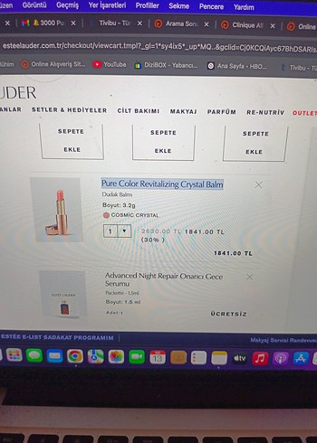 Estée Lauder Parlak Bej Crystal Balm - Görsel 8