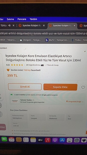 Byeolee kolajen Kore losyon - Görsel 7