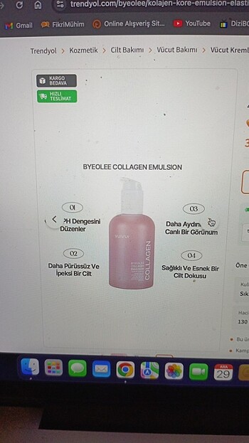 Byeolee kolajen Kore losyon - Görsel 9