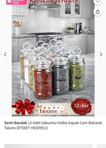 Şeffaf Kapaklı Cam Kavanoz Seti - Görsel 5