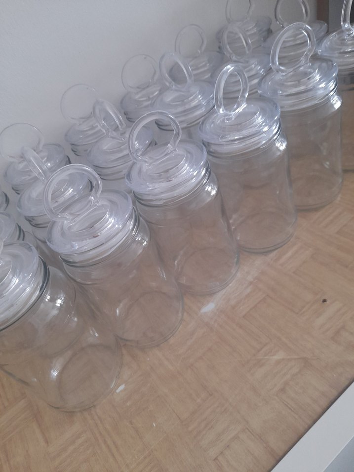 Şeffaf Kapaklı Cam Kavanoz Seti - Görsel 4