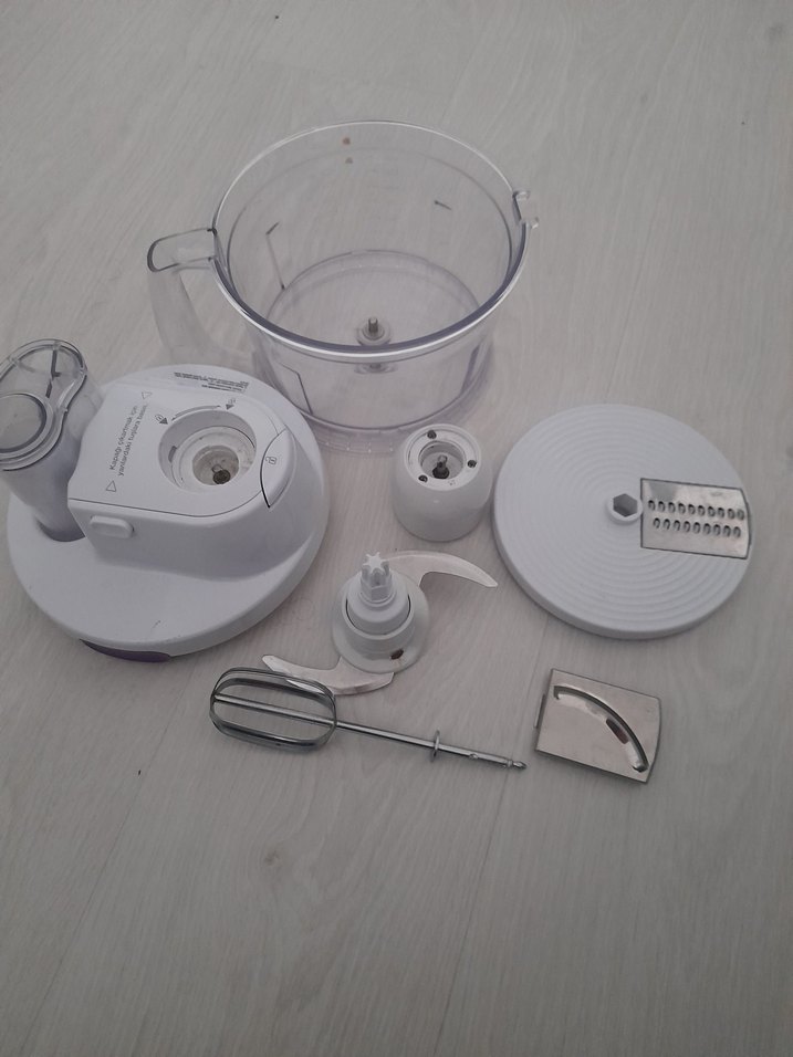 Beyaz Gri Çok Fonksiyonlu Mutfak Robotu - Görsel 2