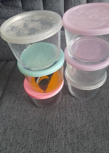 Pastel Renkli Çoklu Gıda Saklama Kabı Seti - Görsel 2