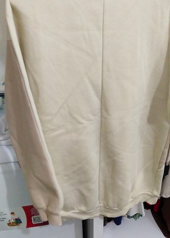 Kadın Beyaz Salaş Sweatshirt - Görsel 4