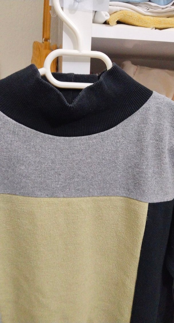 Gri Renkli Salaş Kesim Kadın Sweatshirt - Görsel 2