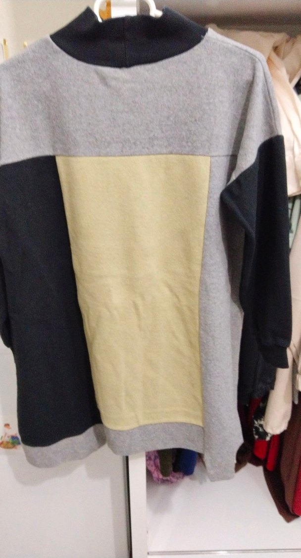 Gri Renkli Salaş Kesim Kadın Sweatshirt - Görsel 3