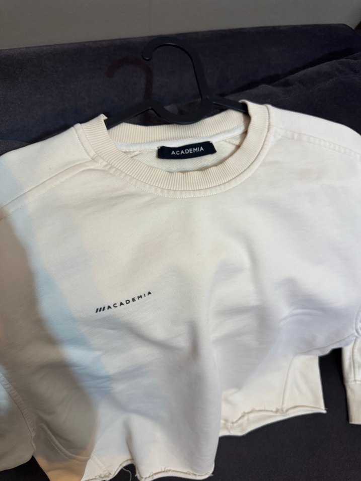 Academia Kadın krem Sweatshirt - Görsel 4