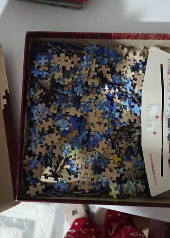 Mavi Van Gogh Yıldızlı Gece 1000 Parça Puzzle - Görsel 2