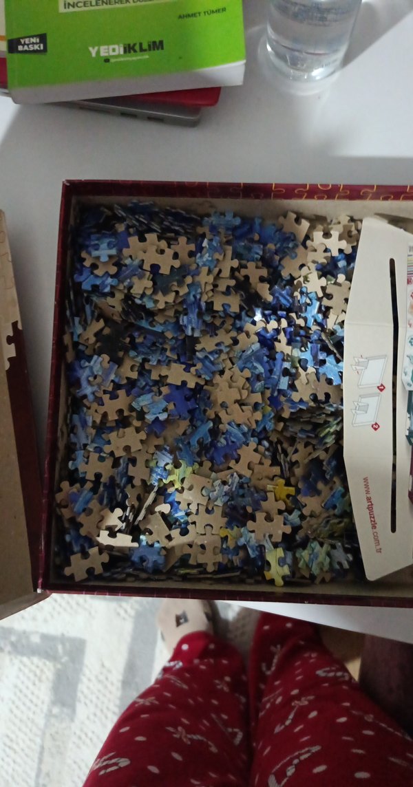 Mavi Van Gogh Yıldızlı Gece 1000 Parça Puzzle - Görsel 2