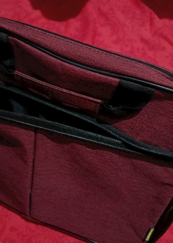 Bordo Laptop Çantası - Görsel 4