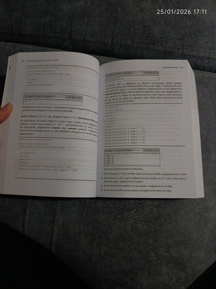 Java 10 - Yeni Başlayanlar İçin Eğitim Kitabı - Görsel 4