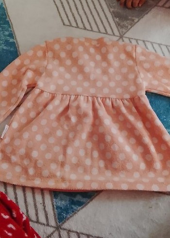 Pembe Uzun Kollu Kız Çocuk Elbise - Görsel 5