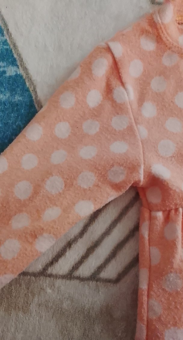 Pembe Uzun Kollu Kız Çocuk Elbise - Görsel 2