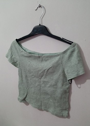 Kısa Crop Bluz - Görsel 2