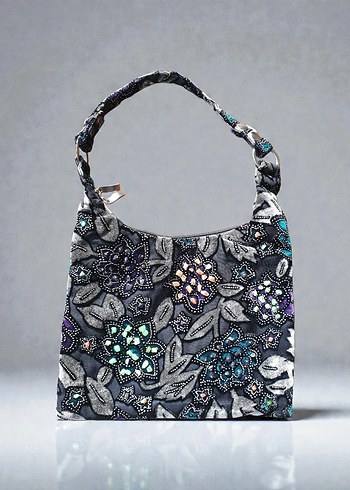 Boncuk Detaylı Çok Renkli Bohem Omuz Çantası  | Kullanımmamış - Görsel 2