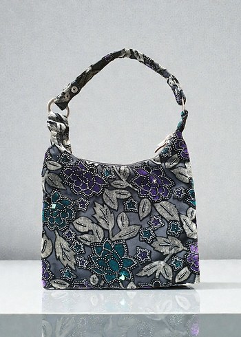Boncuk Detaylı Çok Renkli Bohem Omuz Çantası  | Kullanımmamış - Görsel 3