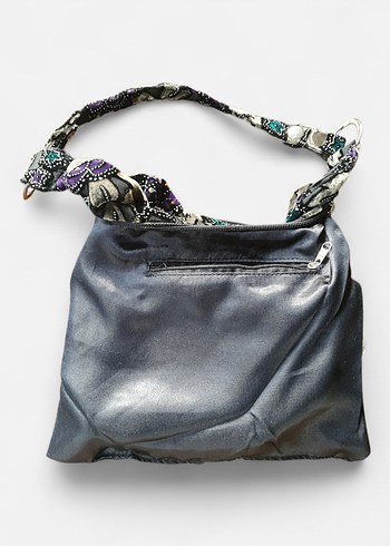 Boncuk Detaylı Çok Renkli Bohem Omuz Çantası  | Kullanımmamış - Görsel 5