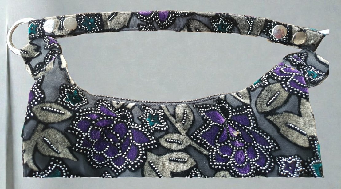 Boncuk Detaylı Çok Renkli Bohem Omuz Çantası  | Kullanımmamış - Görsel 4