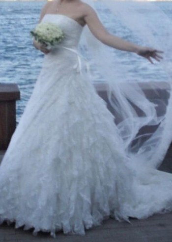 Orijinal Pronovias Lavanda Gelinlik 38/40 Beden-2 Duvak+Tarlatan - Görsel 14