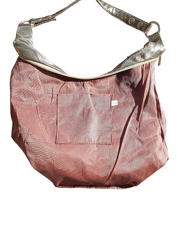 Gold Boncuk İşlemeli Kumaş Çanta | Kullanılmamış - Görsel 6