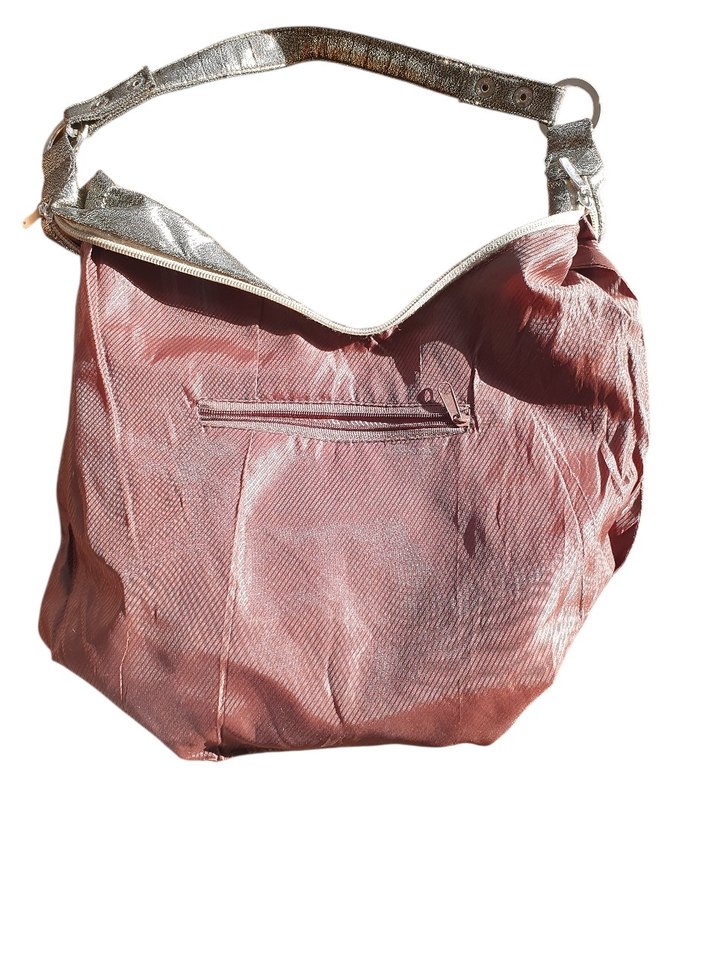 Gold Boncuk İşlemeli Kumaş Çanta | Kullanılmamış - Görsel 5