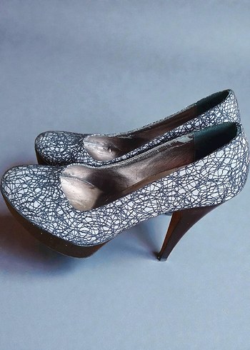 Veronim Platform Topuklu Ayakkabı  37 Numara | Kırmızı Taban - Görsel 4