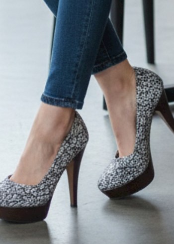 Veronim Platform Topuklu Ayakkabı  37 Numara | Kırmızı Taban - Görsel 6