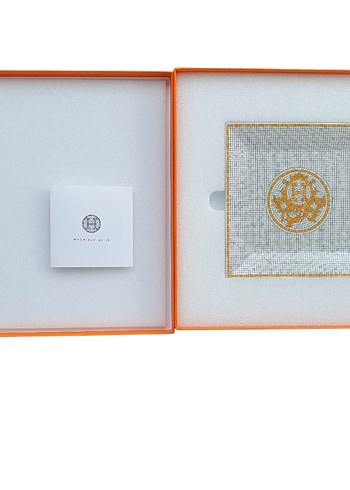 Orijinal Hermès Tabak 15×15 cm  Kutulu - Görsel 3