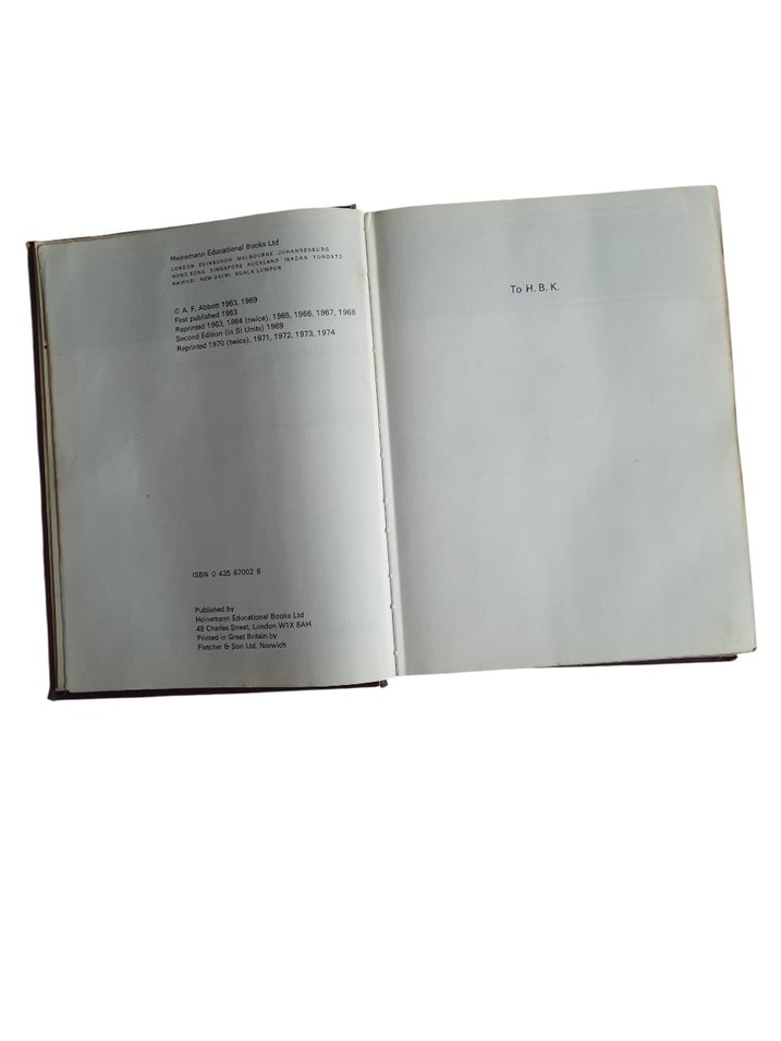 Ordinary Level Physics  A.F. Abbott | 1974 Vintage Fizik Kitabı - Görsel 3