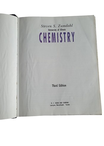 Steven S. Zumdahl  Chemistry (3rd Edition) | Kimya Kitabı - Görsel 3