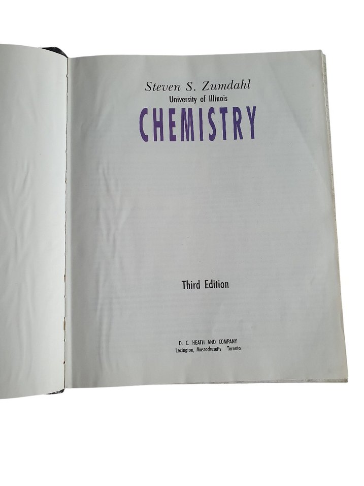 Steven S. Zumdahl  Chemistry (3rd Edition) | Kimya Kitabı - Görsel 3