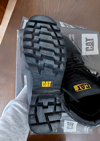 Siyah Deri CAT Bot - Görsel 9