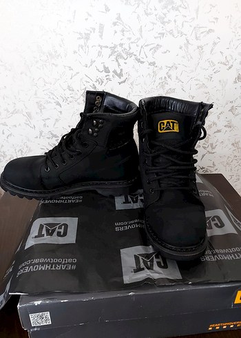 Siyah Deri CAT Bot - Görsel 4