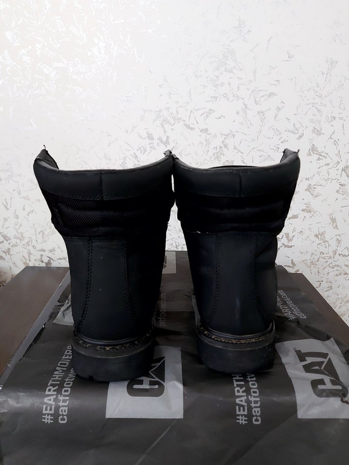 Siyah Deri CAT Bot - Görsel 5