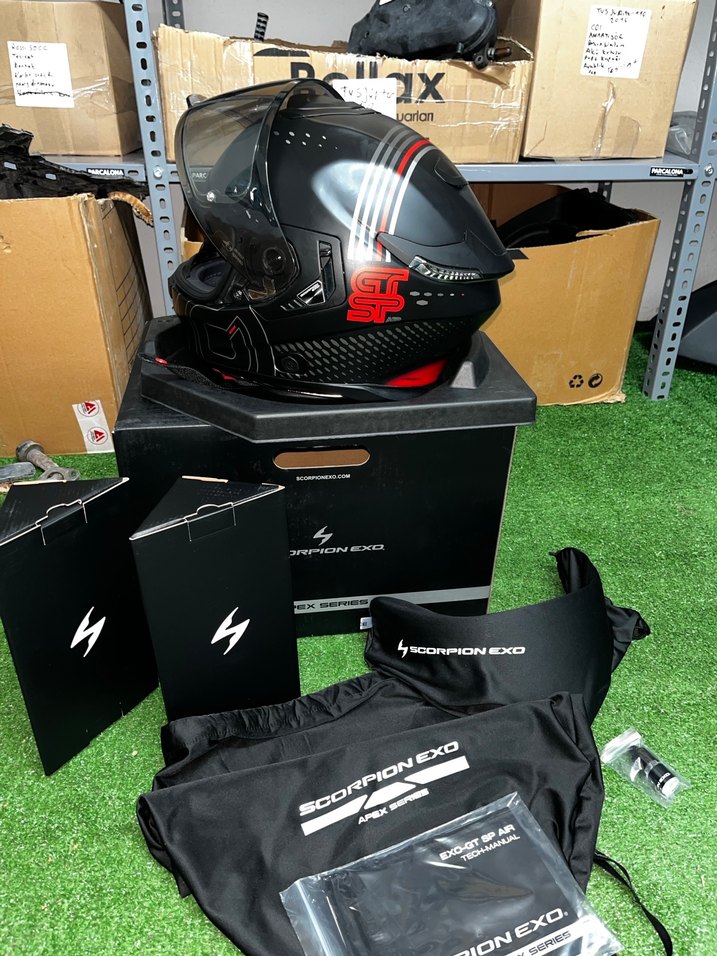 Scorpion Apex EXO-GT SP Carbon Kask - Görsel 2