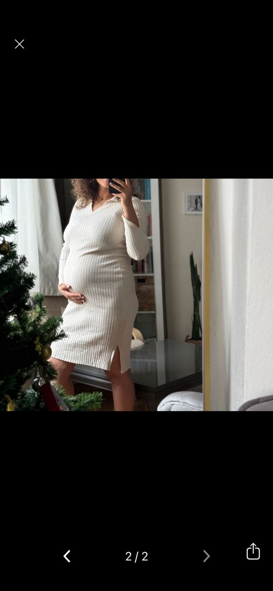 Triko Hamile Elbise - Görsel 2