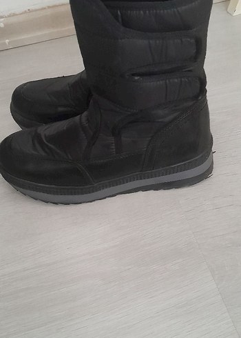 Siyah Rugan Biker sitil erkek botu düz topuk - Görsel 3