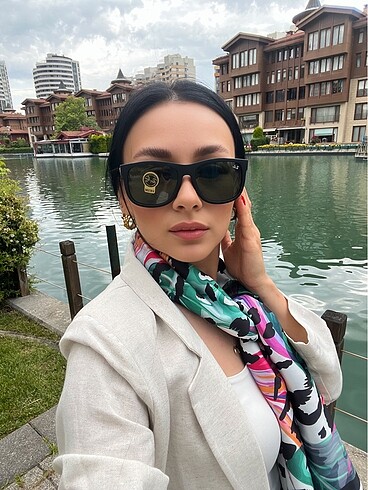 RAYBAN YEŞİL CAM SİYAH ÇERÇEVE UNISEX