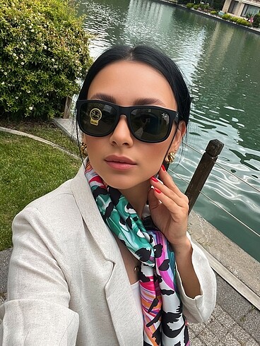 Ray Ban RAYBAN YEŞİL CAM SİYAH ÇERÇEVE UNISEX
