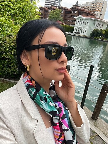  Beden RAYBAN YEŞİL CAM SİYAH ÇERÇEVE UNISEX