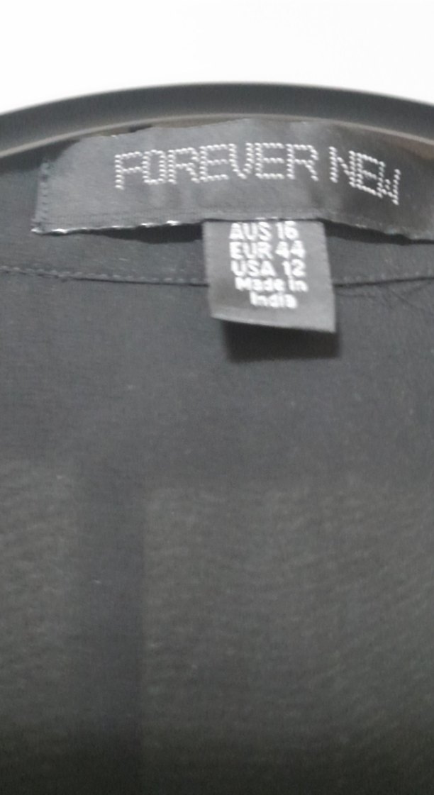 Siyah Gri Taşlı Düğmeli Uzun Kollu Tül Gömlek - Görsel 2