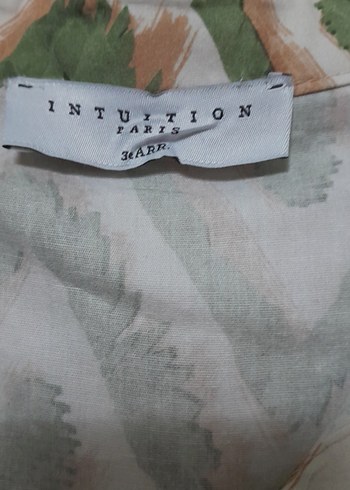 Bohem V Yaka Düğmeli Uzun Kollu Gömlek - Görsel 2