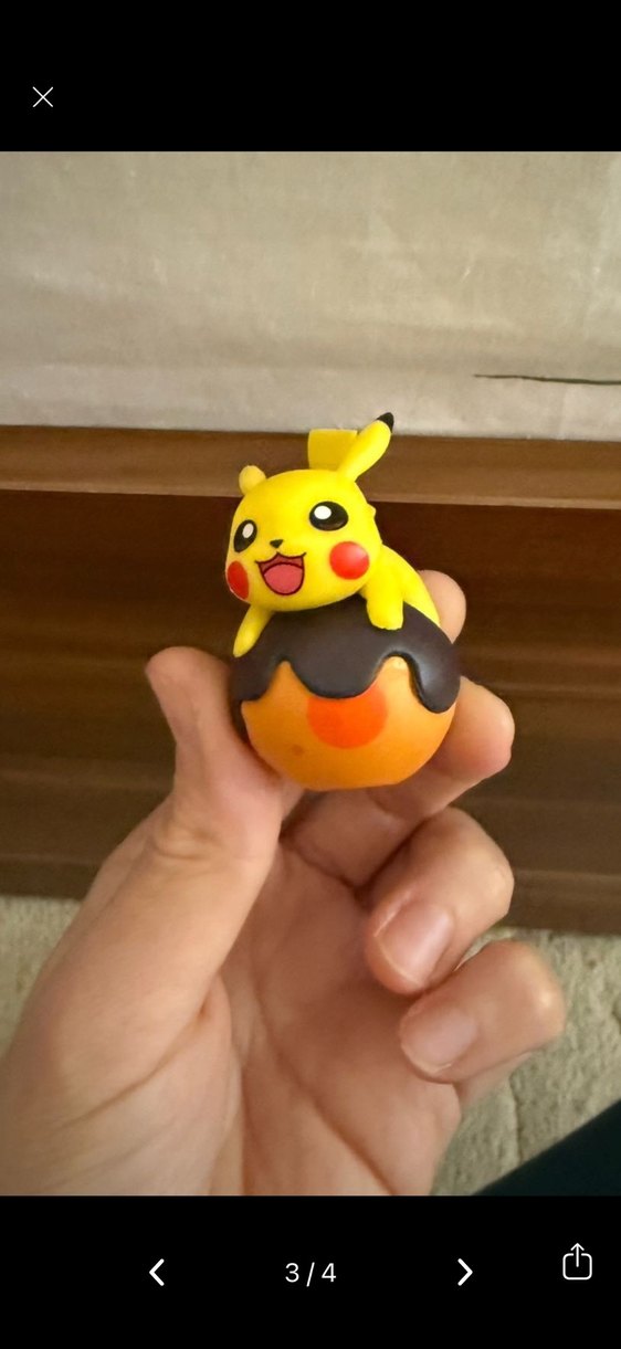 Renkli Pikachu Figürü - Görsel 3