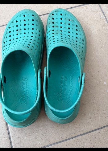 Skechers Turkuaz Delikli Terlik 38 - Görsel 5